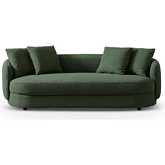 Dylan Sofa in Green French Boucle Fabric