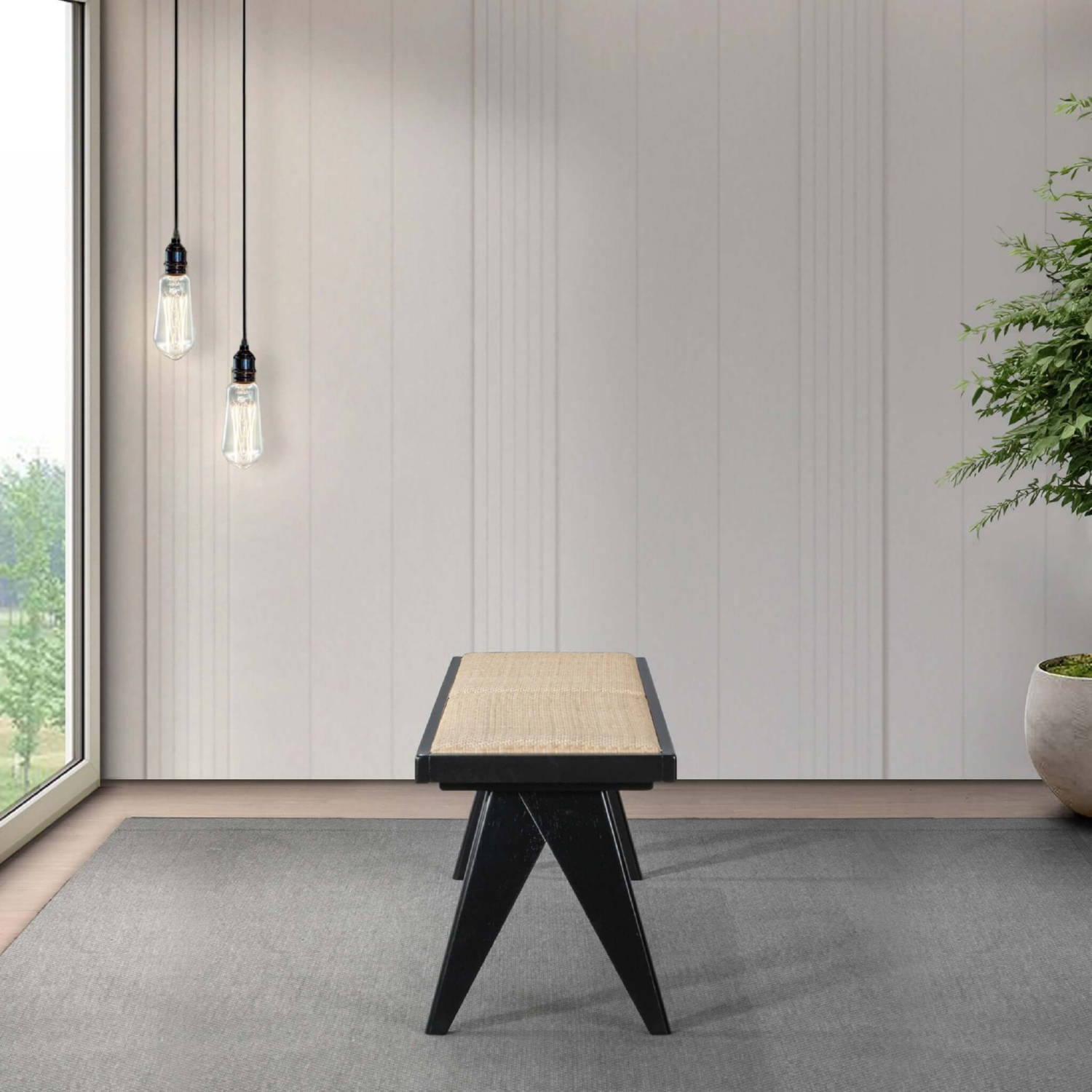 Ashcroft Furniture Keira Bench - Thumbnail 2