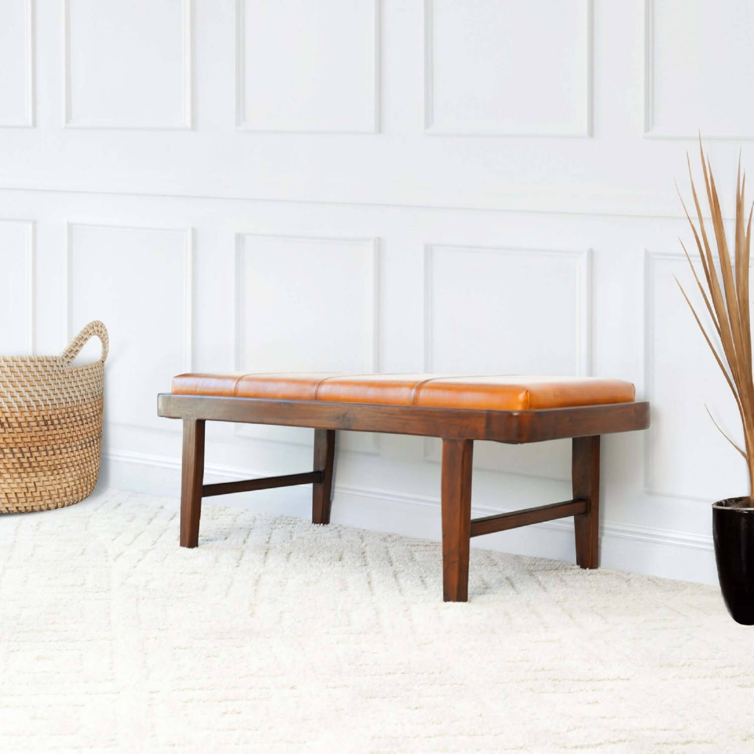 Ashcroft Furniture Maddox Bench - Thumbnail 4