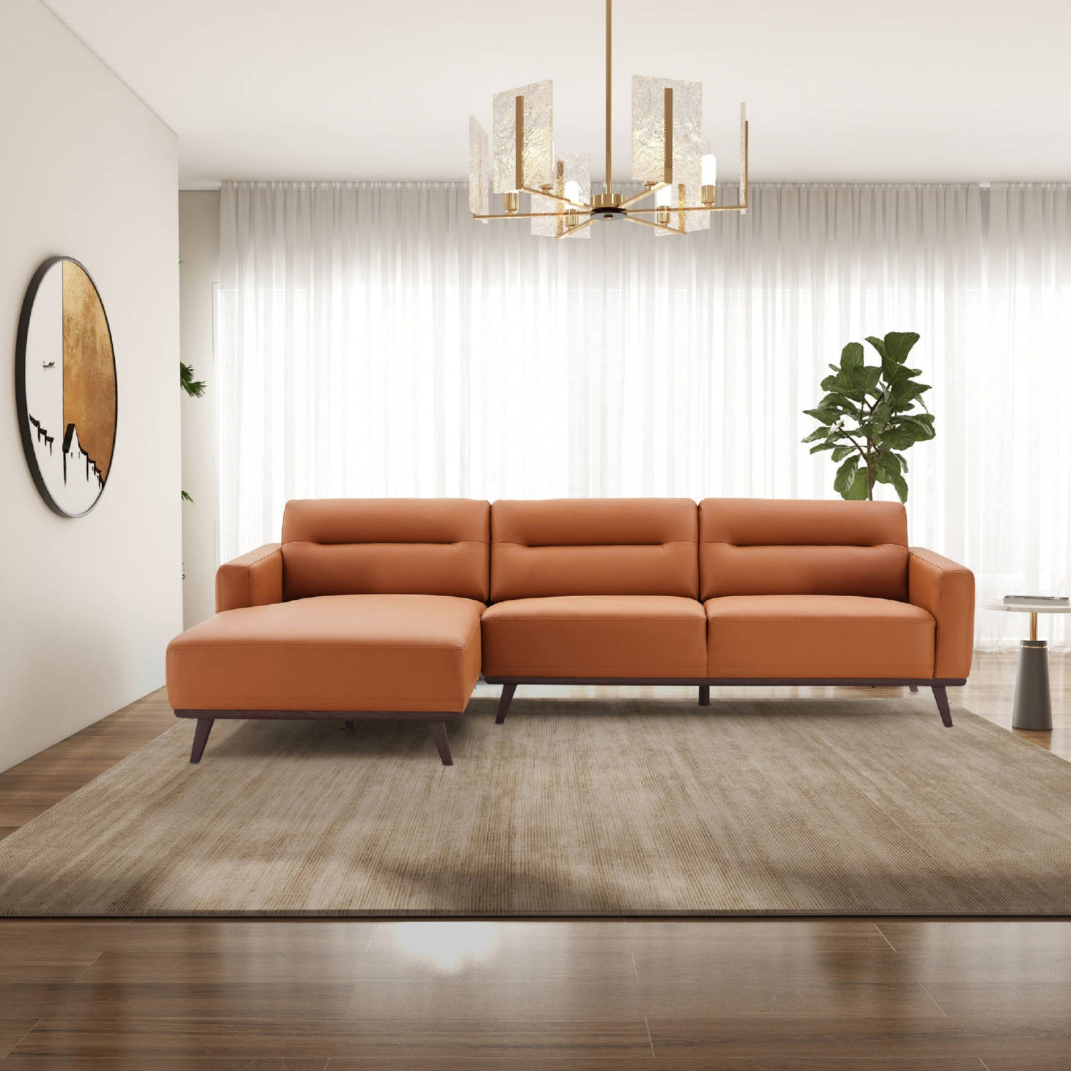 Ashcroft Furniture Ella Sectional Sofa - Thumbnail 4