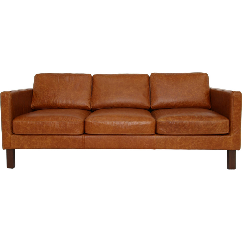 Memphis Sofa in Waxy Cognac Leather