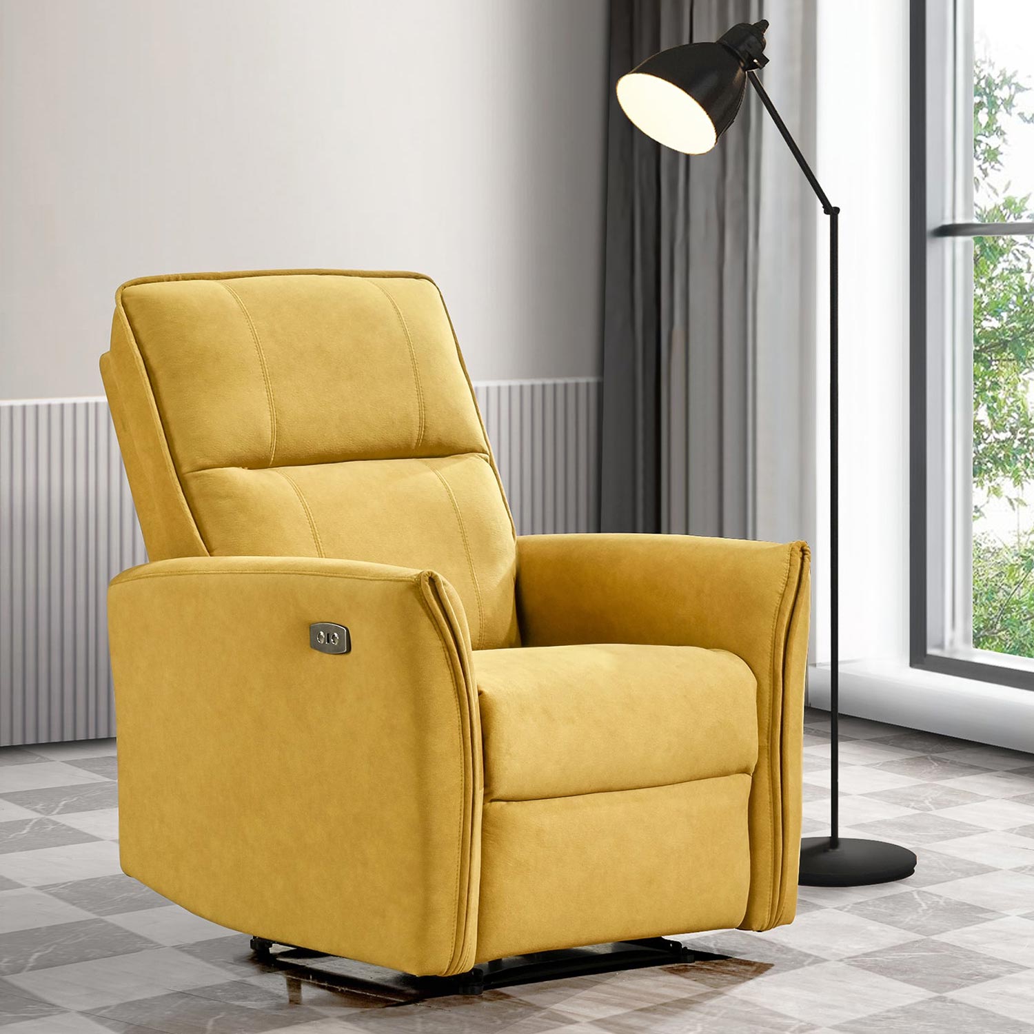 Ashcroft Furniture Asheville Recliner - Thumbnail 3