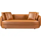 Dylan Sofa in Cognac Composite Leather