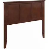 Madison Full Panel Headboard in Walnut Wood