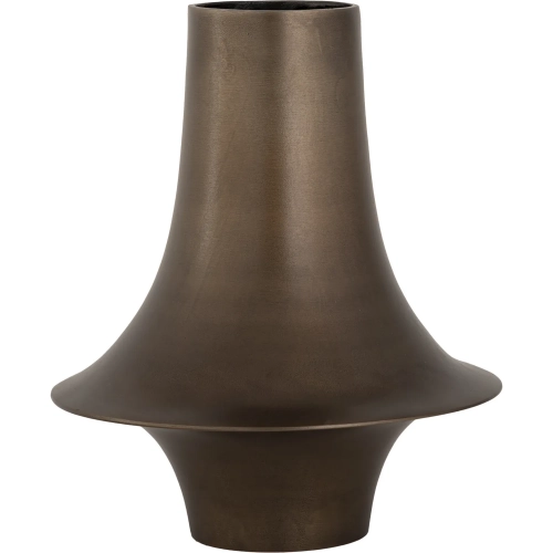 Addis 14" Vase in Bronze Metal