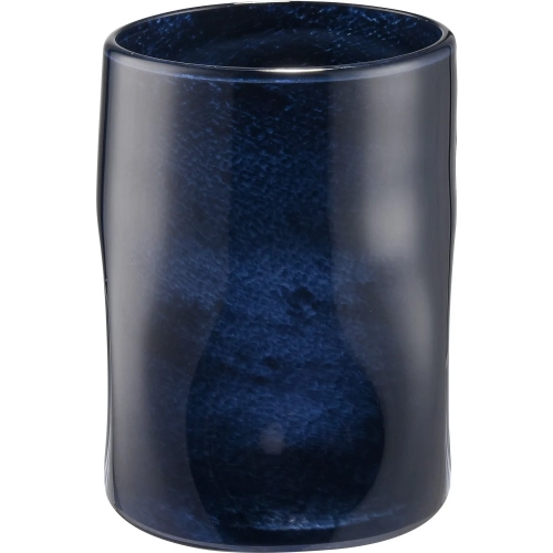 Alina 8" Vase in Navy Blue Color Glass