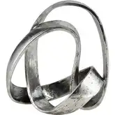 Amos Sculpture in Aged Silver Resin