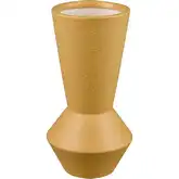 Belen Vase in Yellow Ceramic