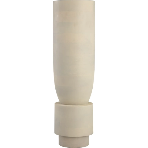 Belle Vase in Bleached Mango Wood