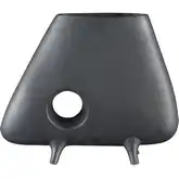 Belton Vase in Black Ceramic