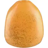 Berk Vase in Textured Apricot Orange Glass