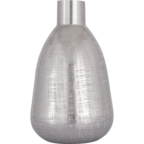 Bourne Vase in Polished Silver Iron