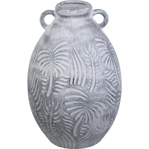 Breeze Vase in Gray Wash Ceramic