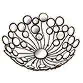 Brixley Decorative Bowl Burnished Brass & Mirror