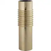 Bronson Vase in Brass Aluminum