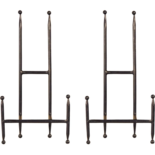 Camarena 16" Easel 2 Piece Set in Bronze Iron