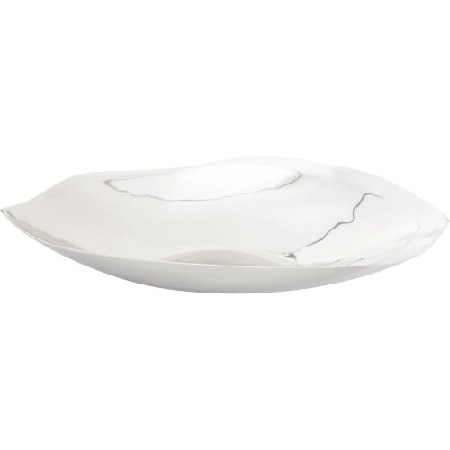 Campbell Decorative Bowl in Polished Nickel Aluminum