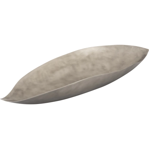 Campbell Decorative Bowl in Antique Nickel Aluminum