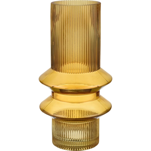 Cenon Vase in Yellow Glass