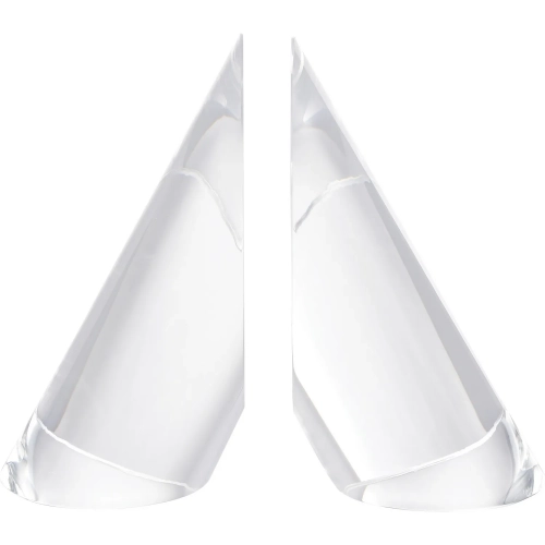 Chilling Bookend 2 Piece Set in Clear Crystal