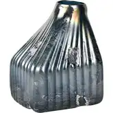 Cognate Vase in Aged metallic Blue Glass