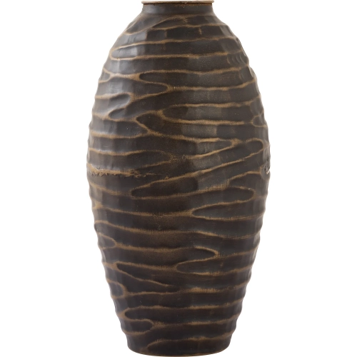Council 16.5" Vase in Bronze Aluminum