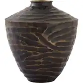 Council 11.5" Vase in Bronze Aluminum