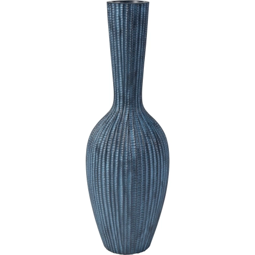 Delphi 30" Vase in Dark Navy Blue Fiberglass