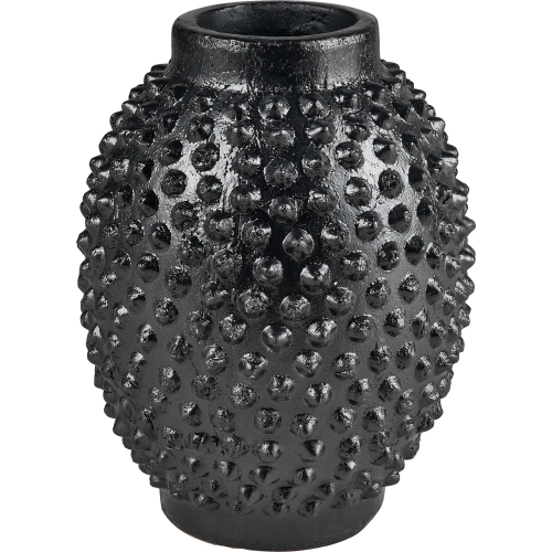 Dorus Vase in Black Terracotta