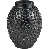 Dorus Vase in Black Terracotta