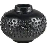 Dorus Vase in Black Terracotta