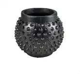 Dorus Vase in Black Terracotta