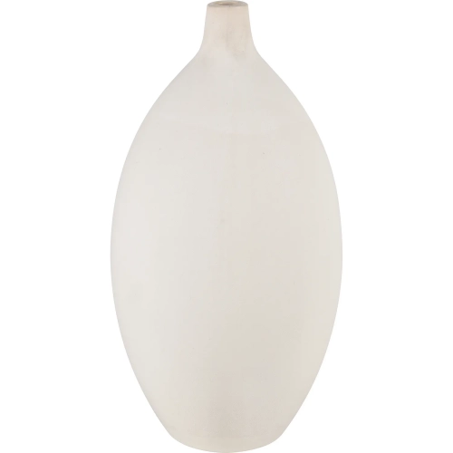 Faye Vase in White Ceramic