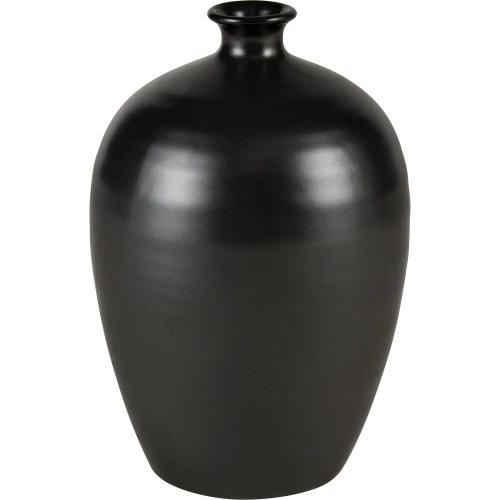 Faye Vase in Black Ceramic