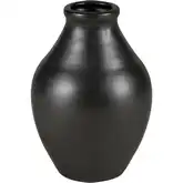 Faye Vase in Black Ceramic