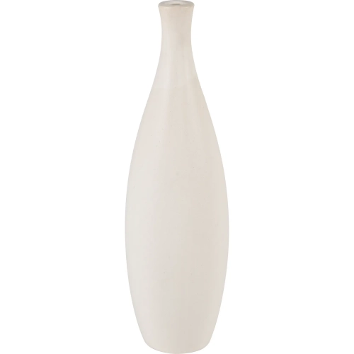 Faye Vase in White Ceramic