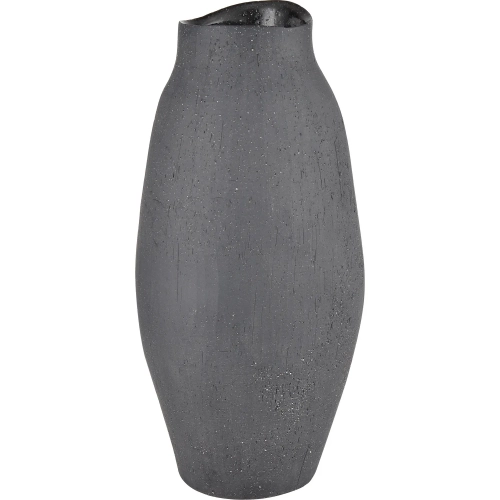 Ferraro Vase in Black Ceramic