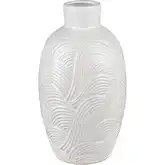 Flynn Vase in Gloss White Ceramic