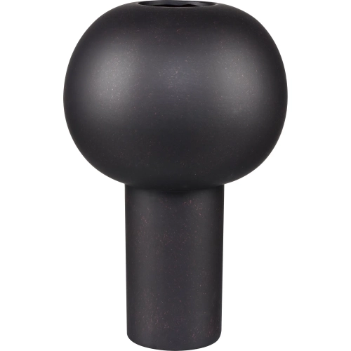 Hawking Vase in Black Ceramic