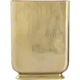 Hedrick Vase in Brass Aluminum