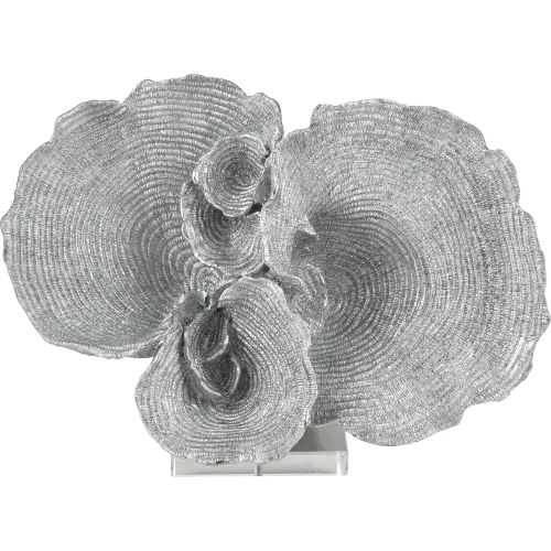 Hilty Sculpture in Silver Resin & Clear Acrylic