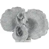 Hilty Sculpture in Silver Resin & Clear Acrylic