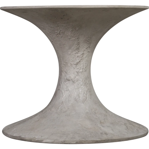 Hourglass 21.75" Outdoor Planter in Weathered Gray Concrete