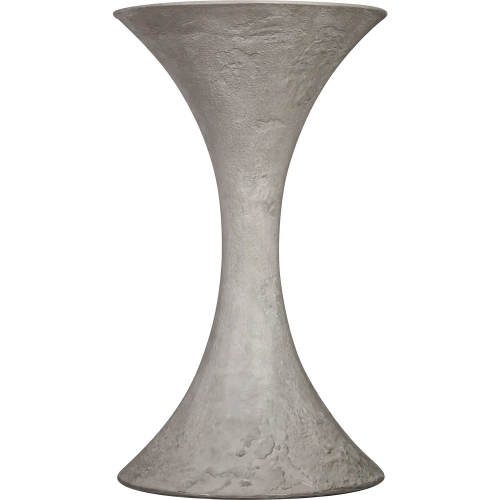 Hourglass 31.5" Outdoor Planter in Weathered Gray Concrete