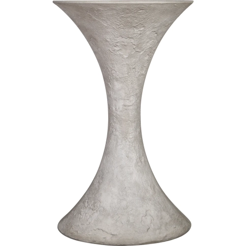 Hourglass 39.5" Outdoor Planter in Weathered Gray Concrete
