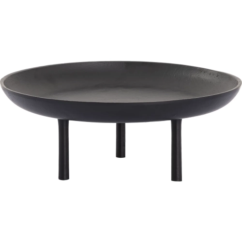 Kiser Decorative Plate Black in Matte Black Aluminum