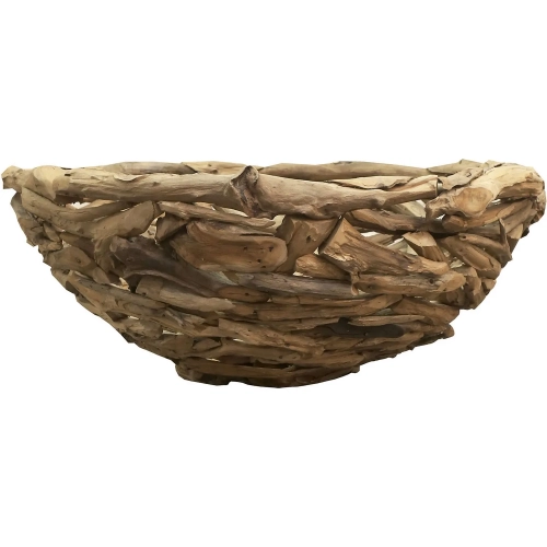 Loch Decorative Bowl in Natural Driftwood