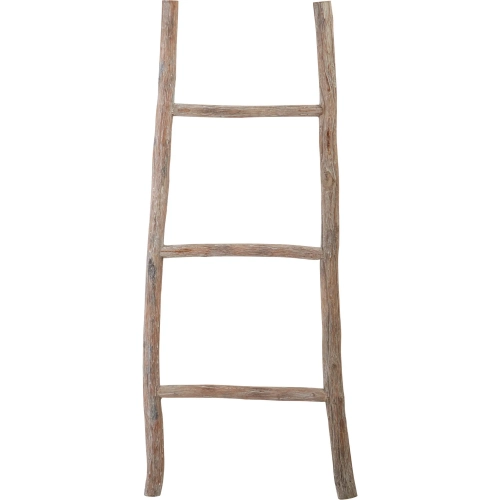 Lydia Decorative Ladder in Bleached White Washed Oak Wood