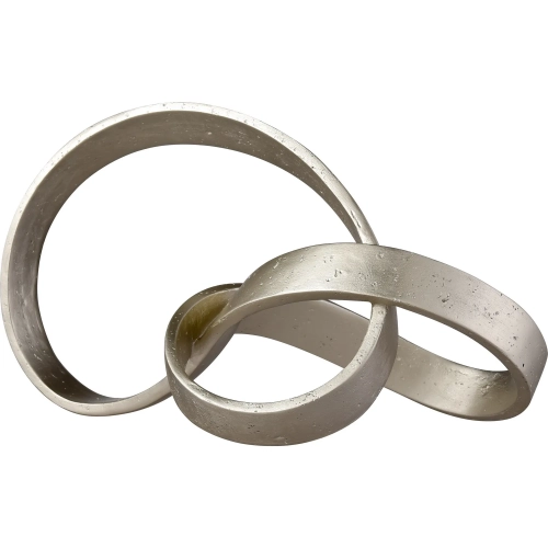 Mandel Sculpture in Champagne Gold Resin