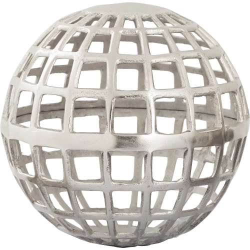 McNally Orb Sculpture in Nickel Aluminum